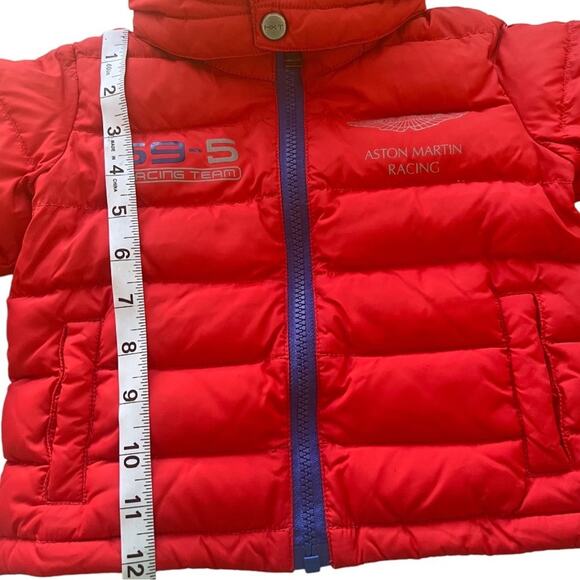 Hackett London Aston Martin Racing Red Down Puffer Jacket Toddler Size 24 months - Picture 5 of 16